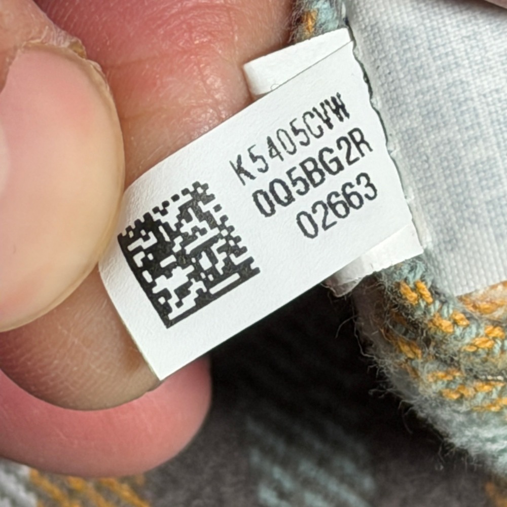 Aerie Womens Plaid Flannel Button Down Shirt Grey Yellow Green Cotton K5405CVW - Picture 9 of 13